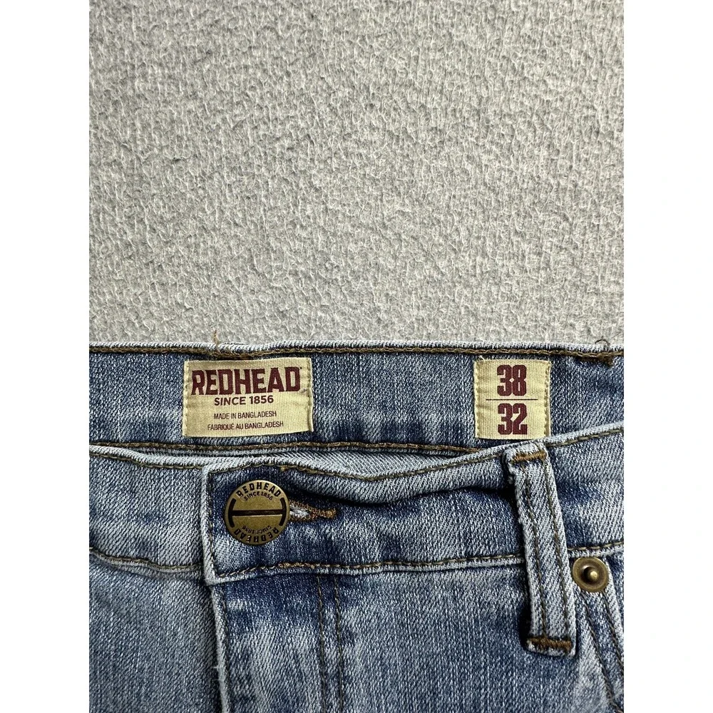 RedHead Jeans Men 38x32 (39x30) Blue 19 P031 LA Straight Leg Stretch Denim Pants